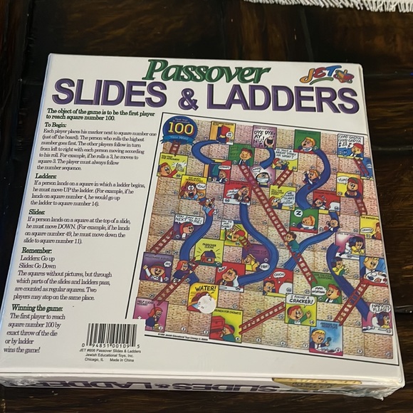 Passover Slides & Ladders Board Game - Picture 2 of 4